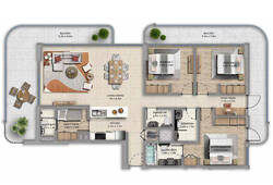 3 bedroom apartment